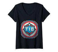 Mujer It's Nice To Be Stroked Funny Racing Carrera de arrastre para hombre Camiseta Cuello V