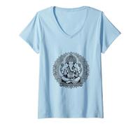 Mujer It's Nice To Be Stroked Funny Racing Carrera de arrastre para hombre Camiseta Cuello V