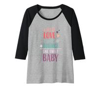 Mujer IVF Bebé Matemáticas Ecuación Lindo Infertilidad Embabies Camiseta Manga Raglan