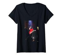 Mujer Jack White Stripes Live Seven Nation Army Andy Willsher Camiseta Cuello V