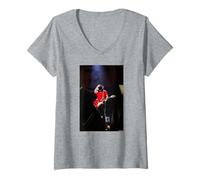 Mujer Jack White Stripes Seven Nation Army Live Andy Willsher Camiseta Cuello V