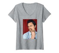 Mujer Jackass Johnny Knoxville Duques De Hazzard por Michael Grecco Camiseta Cuello V