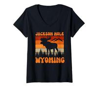 Mujer Jackson Hole Camiseta Cuello V