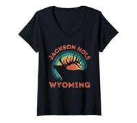 Mujer Jackson Hole Camiseta Cuello V