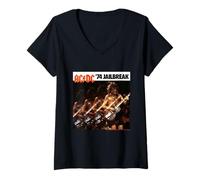 Mujer Jailbreak Concert Vibe de AC/DC Music Band '74 Camiseta Cuello V