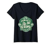 Mujer Jamaica is Calling and I Must Go - Camiseta de Regalo de Viaje Camiseta Cuello V