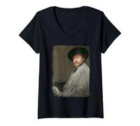 Mujer James Abbott McNeill Whistler Self-Portrait Camiseta Cuello V