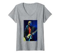 Mujer James Dean Bradfield Cardiff Arena de Manic Street Preachers Camiseta Cuello V