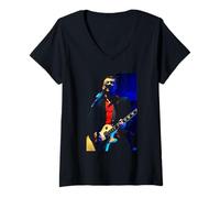 Mujer James Dean Bradfield Manic Street Preachers Cardiff Arena Camiseta Cuello V
