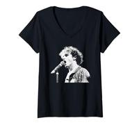 Mujer James Live Sit Down Band en Reading Festival Camiseta Cuello V