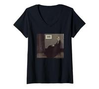 Mujer James McNeill Whistler Whistler's Mother Camiseta Cuello V