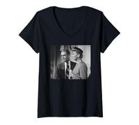 Mujer James Stewart y Doris Day El Hombre Que sabía Demasiado 1955 Camiseta Cuello V