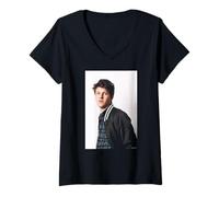 Mujer Jamie T Sticks 'N' Stones Sheila Cantante de Andy Willsher Camiseta Cuello V