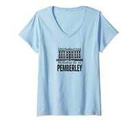 Mujer Jane Austen I'd Rather Be At Pemberley Pride and Prejudice Camiseta Cuello V
