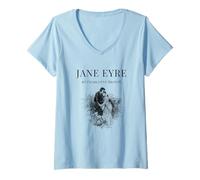 Mujer Jane Eyre Charlotte Bronte - Cubierta frontal Camiseta Cuello V