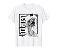 Mujer Japonesa Kimono Ukiyo-e Estética Hokusai Camiseta