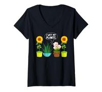 Mujer Jardinería - Mojo mis plantas Camiseta Cuello V