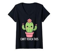 Mujer Jardinería - No puedo tocar esto Camiseta Cuello V
