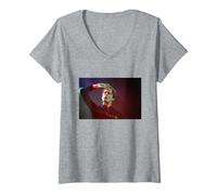 Mujer Jarvis Cocker, Cantante de Pulp, Common People Disco Tour 2000 Camiseta Cuello V