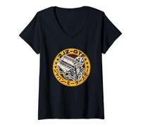 Mujer JDM Legend 2JZ GTE Japanese Drag Racing Camiseta Cuello V