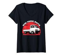 Mujer JDM Mini Camión 4wd Off Road Japonés Kei Truck Mafia Truck Camiseta Cuello V