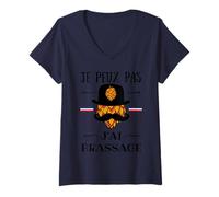 Mujer Je Peux Pas J'Ai Brassage Bière Artisanale Houblon Brasserie Camiseta Cuello V