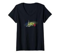 Mujer Je T'Aime Camiseta Cuello V