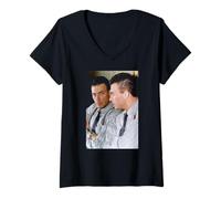 Mujer Jean-Claude Van Damme Soldado Universal Bloodsport Actor Camiseta Cuello V