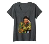 Mujer Jean-Claude Van Damme Timecop Soldado Universal Actor Camiseta Cuello V