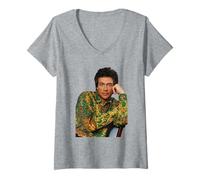 Mujer Jean-Claude Van Damme Timecop Soldado Universal Actor Camiseta Cuello V