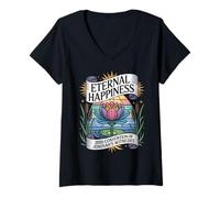 Mujer Jehovah's Witness 2026 Convention Eternal Happiness JW ORG Camiseta Cuello V
