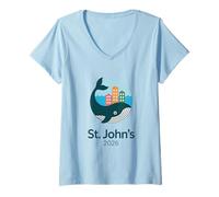 Mujer Jehovah's Witness 2026 St Johns Convention JW ORG Camiseta Cuello V