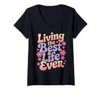 Mujer Jehovah's Witness Best Life Ever JW Gift JW ORG Camiseta Cuello V