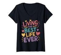 Mujer Jehovah's Witness Tumbler Best Life Ever JW ORG JW Camiseta Cuello V