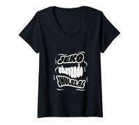 Mujer Jeko Chavando Jhulelal Funny Sindhi Cultural Identity Saying Camiseta Cuello V