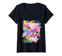 Mujer Jem and The Holograms Truly Truly Outrageous Tour Dates Camiseta Cuello V