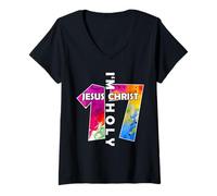 Mujer Jesucristo YO Soy 17 AÑOS DE JESÚS 17 DE Nacimiento Camiseta Cuello V