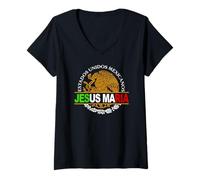 Mujer Jesús María, Sinaloa, Mexico Sinaloense Culichi Mazatlán Camiseta Cuello V