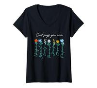 Mujer Jesús Nunca Dios Dice Que Bendito El Camino La Verdad La Vida Camiseta Cuello V