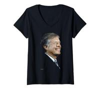 Mujer Jimmy Carter Gobernador Presidente de Estados Unidos por Michael Grecco Camiseta Cuello V
