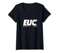 Mujer Jinete eléctrico del Monociclo EUC Camiseta Cuello V