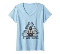 Mujer Jiu Jitsu BJJ brasileño para cinturón negro BJJ cinturones hombres niño Camiseta Cuello V