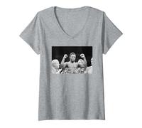Mujer Joe Frazier Boxeador Pesaje En Pelea Del Siglo Muhammad Ali Camiseta Cuello V