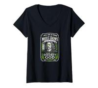 Mujer John Bunyan Christian Cita Teología reformada - Párpados de Musgo Camiseta Cuello V
