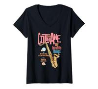 Mujer John Coltrane Mis cosas favoritas Camiseta Cuello V