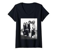 Mujer John Deacon Roger Taylor Brian May y Freddie Mercury Queen Camiseta Cuello V