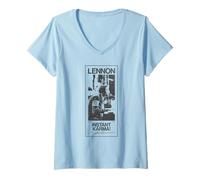 Mujer John Lennon - Karma Signature Camiseta Cuello V