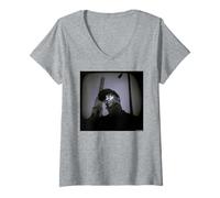 Mujer John Singleton Boyz N The Hood Escritor LA 1992 Michael Grecco Camiseta Cuello V