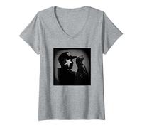 Mujer John Singleton Shaft Boyz N El Director de la Capucha Michael Grecco Camiseta Cuello V