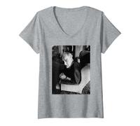 Mujer John Thaw Inspector Morse Actor The Sweeney 1986 Camiseta Cuello V